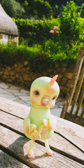 The Unikeet, magical unicorn parakeet!