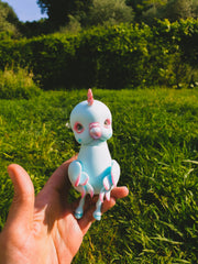 The Unikeet, magical unicorn parakeet!