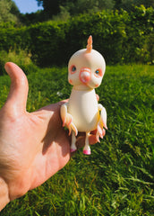 The Unikeet, magical unicorn parakeet!