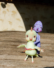 The Unikeet, magical unicorn parakeet!