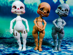 Boo, The chubby halloween baby skeleton!