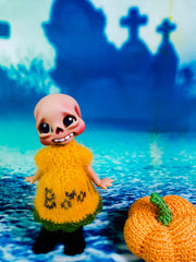Boo, The chubby halloween baby skeleton!