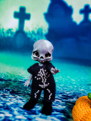Boo, The chubby halloween baby skeleton!