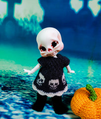 Boo, The chubby halloween baby skeleton!