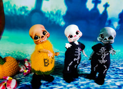 Boo, The chubby halloween baby skeleton!