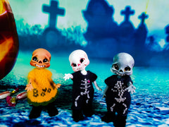 Boo, The chubby halloween baby skeleton!