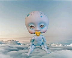 Baby moon and her star binky!